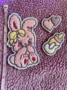 Milky Sippy Cup X Rio Warner BB Bunny Fluff Patch Set