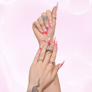 Unleash The Dragon press on nails, Scandal Beauty