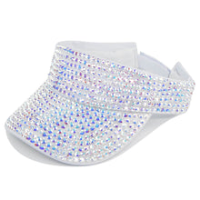 Load image into Gallery viewer, Bling bling rhinestone visor
