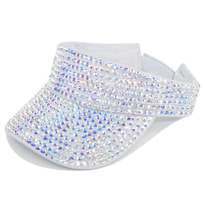 Bling bling rhinestone visor