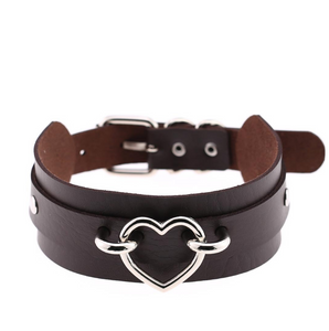 Naughty Baby heart choker