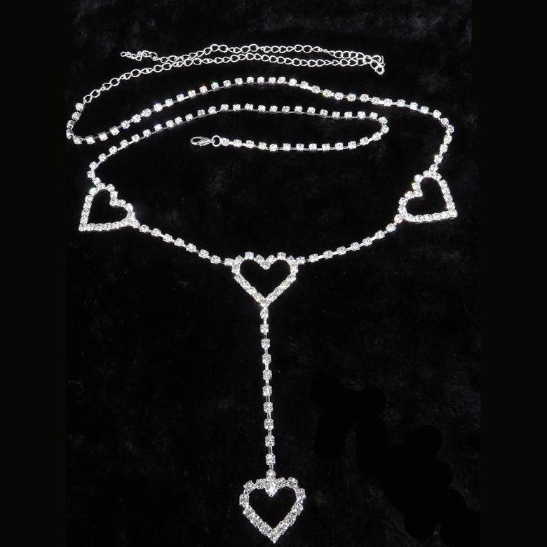 Heartbreaker Rhinestone Belly Chain