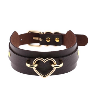 Naughty Baby heart choker