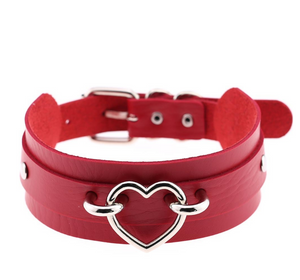 Naughty Baby heart choker