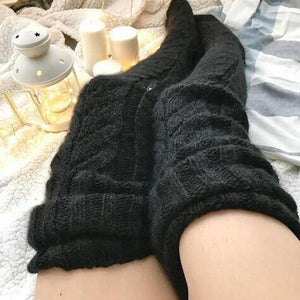 Cozy Witch Knit thigh highs