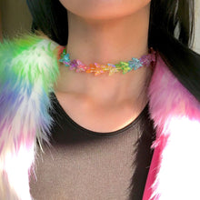 Load image into Gallery viewer, Butterfly rainbow 90’s choker
