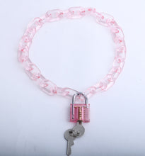 Load image into Gallery viewer, Lock’d up acrylic lock Chain
