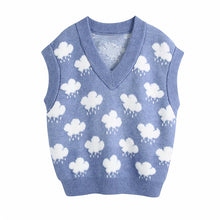 Load image into Gallery viewer, Head in the Clouds sweater vest
