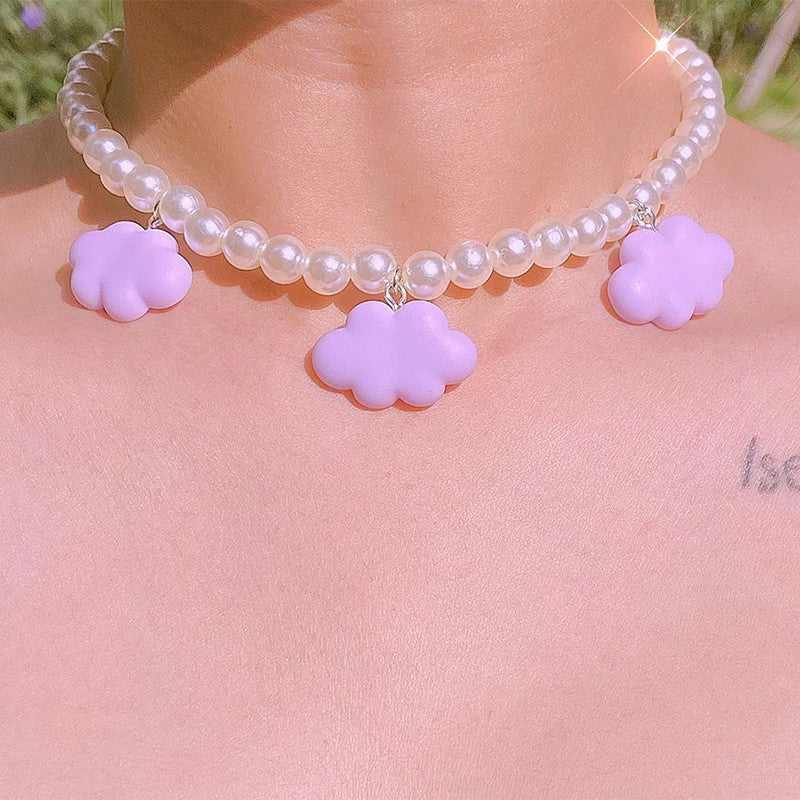 Pure Heaven Pearly Cloud Necklace