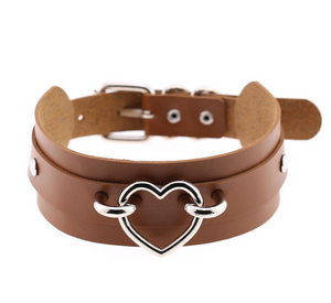 Naughty Baby heart choker