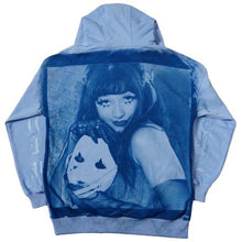 Load image into Gallery viewer, Mask Off Cyanotype Hoodie Price, Pure Void
