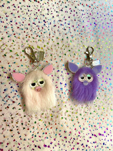 Furry Furby Acrylic Laser Cut Acrylic Keychain by I'm Your Present