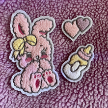 Load image into Gallery viewer, Milky Sippy Cup X Rio Warner BB Bunny Fluff Patch Set
