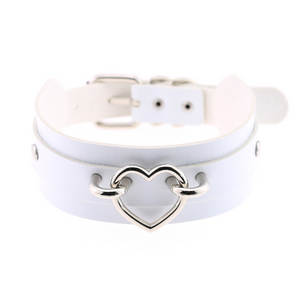 Naughty Baby heart choker