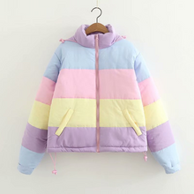 Load image into Gallery viewer, Cotton Candy Fluff Puff Jacket
