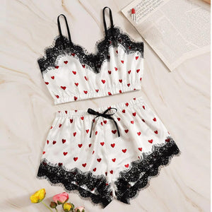 Be my Valentine 💕 silky cami  set