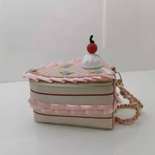 Load image into Gallery viewer, Let them Eat Cake!! Cake shaped purse
