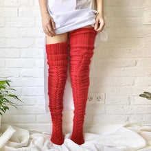 Load image into Gallery viewer, Cozy Witch Knit thigh highs
