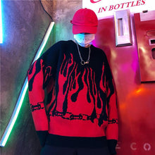 Load image into Gallery viewer, It&#39;s FIRE Knit Sweater
