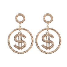 Load image into Gallery viewer, Dolla Dolla Bill Y&#39;all Earrings!$!$!
