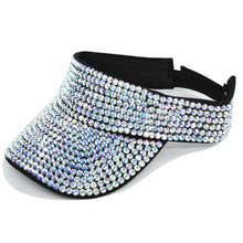 Load image into Gallery viewer, Bling bling rhinestone visor
