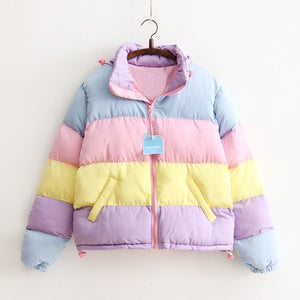 Cotton Candy Fluff Puff Jacket