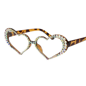 Love bug heart-shaped sunglasses