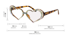 Load image into Gallery viewer, Love bug heart-shaped sunglasses
