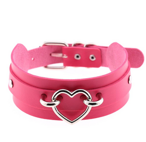 Naughty Baby heart choker