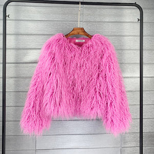 Shag me baby faux fur coat!! available up to 4XL