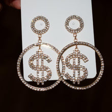 Load image into Gallery viewer, Dolla Dolla Bill Y&#39;all Earrings!$!$!
