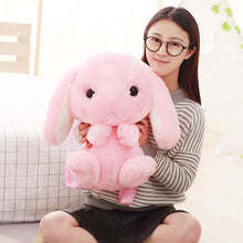 Load image into Gallery viewer, Fuzzy Bunny Plush Backpack
