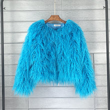 Load image into Gallery viewer, Shag me baby faux fur coat!! available up to 4XL
