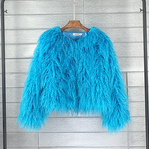 Shag me baby faux fur coat!! available up to 4XL