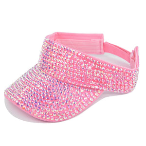 Bling bling rhinestone visor