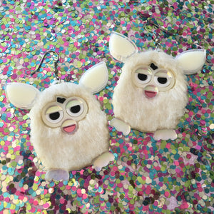 Furry Furby Earrings - I'm Your Present