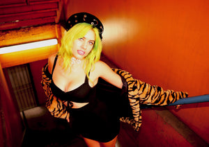 Tiger Plush Faux Fur Jacket